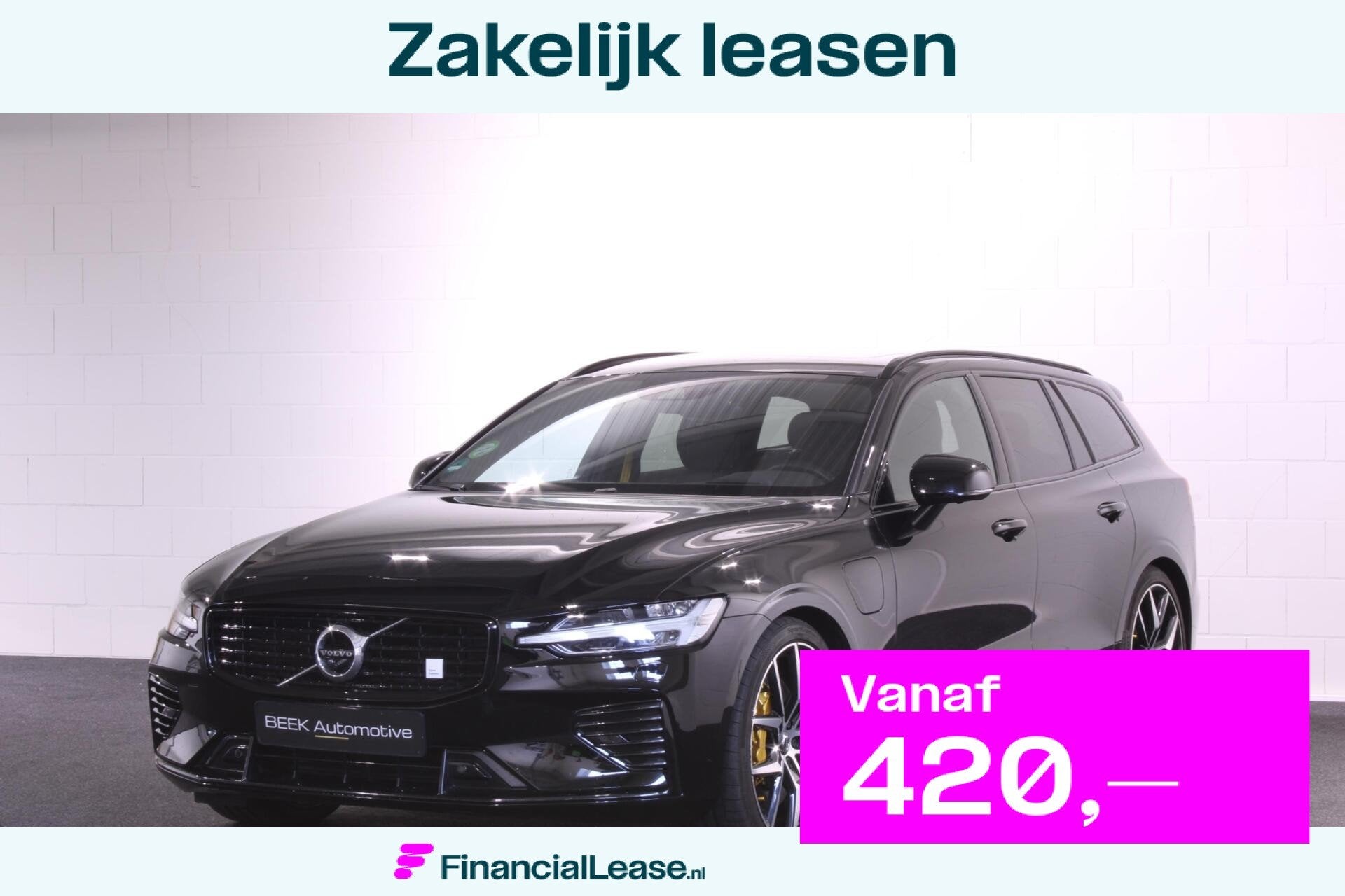 Volvo V60 2.0 T8 AWD Polestar Engineered | PANO | HuD | H/K, Automaat, Gebruikt, Zwart, Automatische klimaatregeling