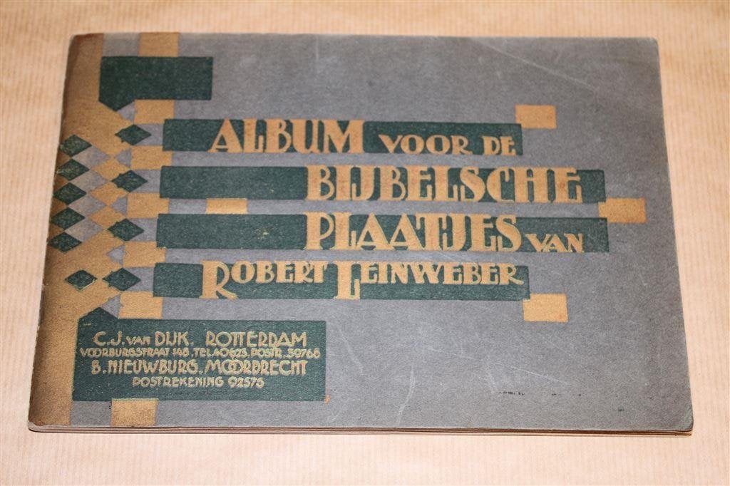 Album voor de Bijbelsche plaatjes - van Dijk Rotterdam 1925, Ophalen of Verzenden, Gelezen