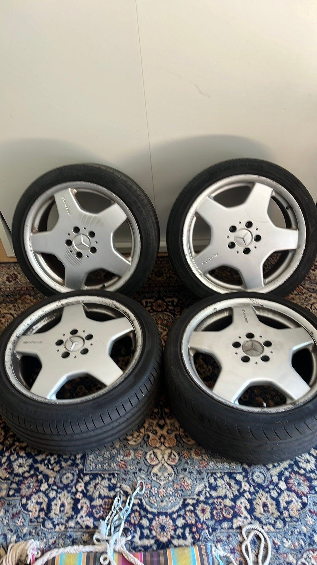 Mercedes amg monoblock velgen 18 inch, Auto-onderdelen, Banden en Velgen, Ophalen, 18 inch, Velg(en), Zomerbanden