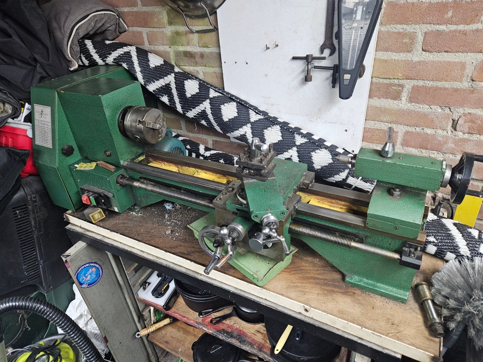 Ferm MD-350 Metaaldraaibank - Bench-Lathe, Ophalen, Gebruikt, Metaaldraaibank, Minder dan 500 mm