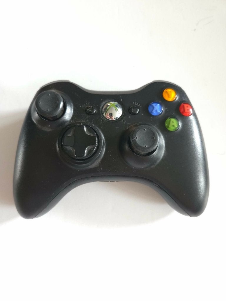 Xbox 360 - Controller Zwart Origineel, Spelcomputers en Games, Games | Xbox 360, Overige genres, 1 speler, Ophalen of Verzenden