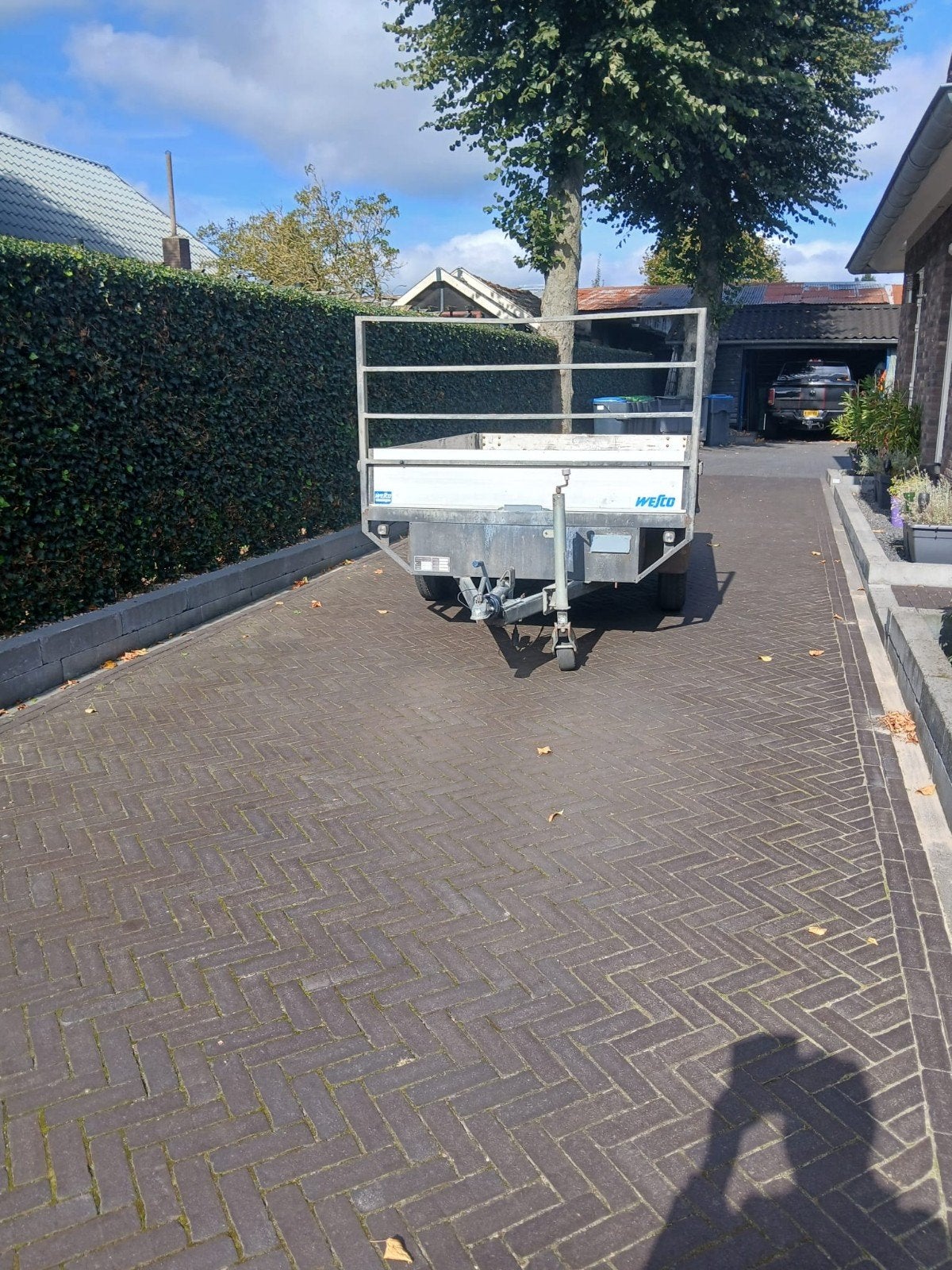 NETTE PLATEAU AANHANGER ATEC, Ophalen