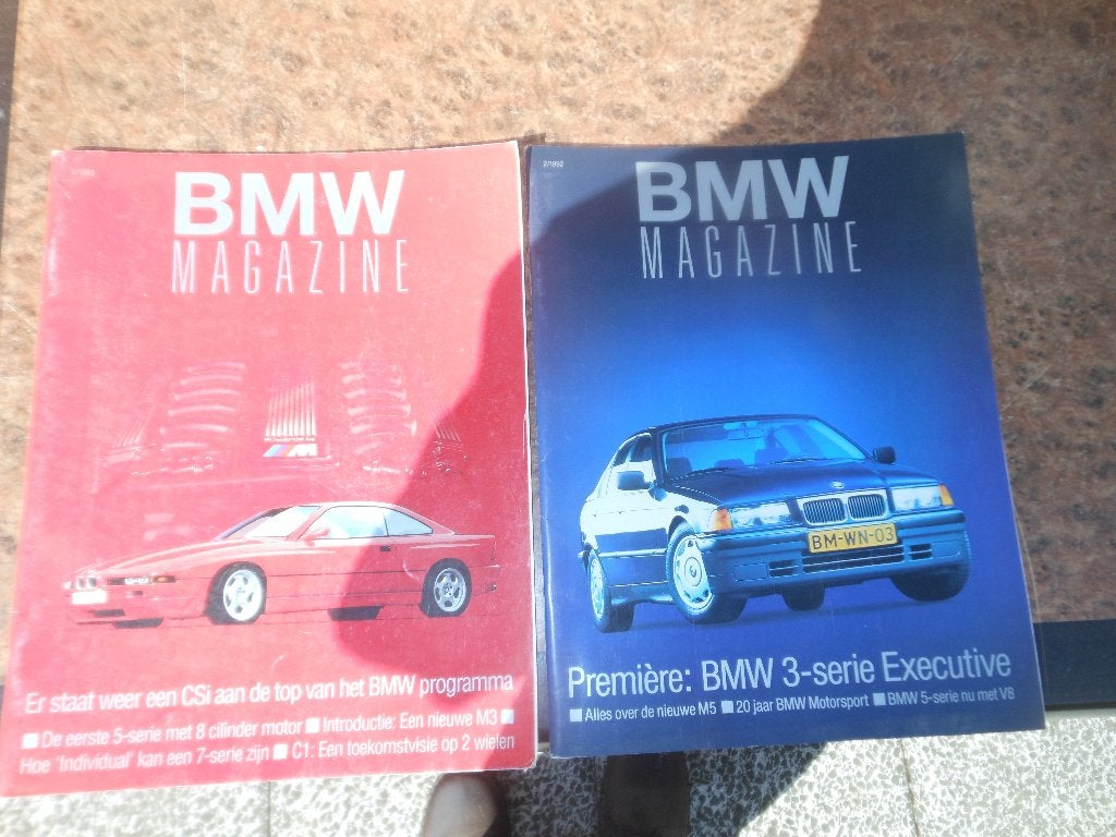 Diverse BMW boeken, wielnaafdoppen, benzinedoppen, asbakken, Auto-onderdelen, Ophalen, Gebruikt, BMW