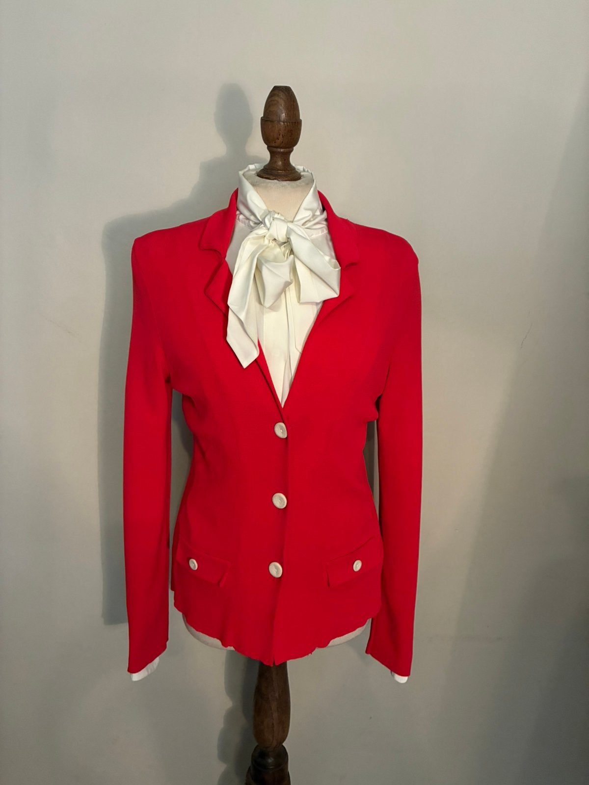 ANNECLAIRE JASJE/VEST ROOD, Kleding | Dames, Verzenden, Maat 42/44 (L), Zo goed als nieuw, Jasje