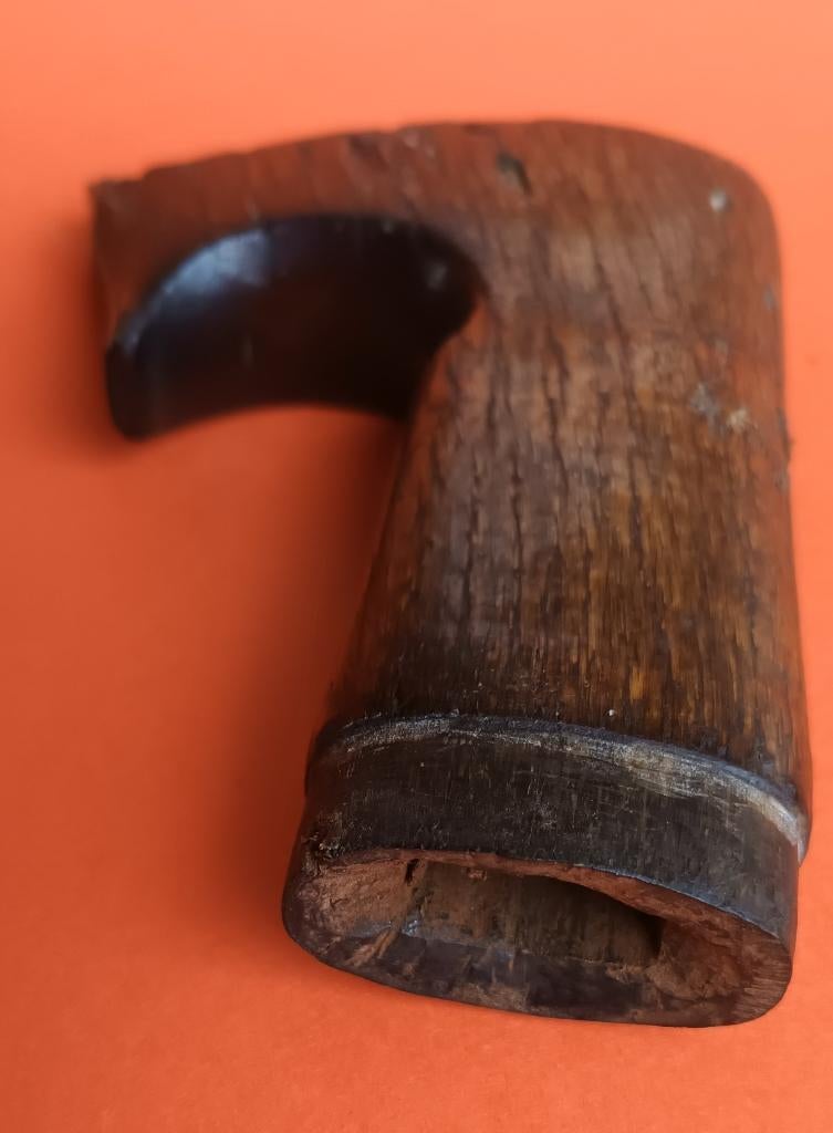 antiek afrikaans nimcha handvat, Ophalen of Verzenden