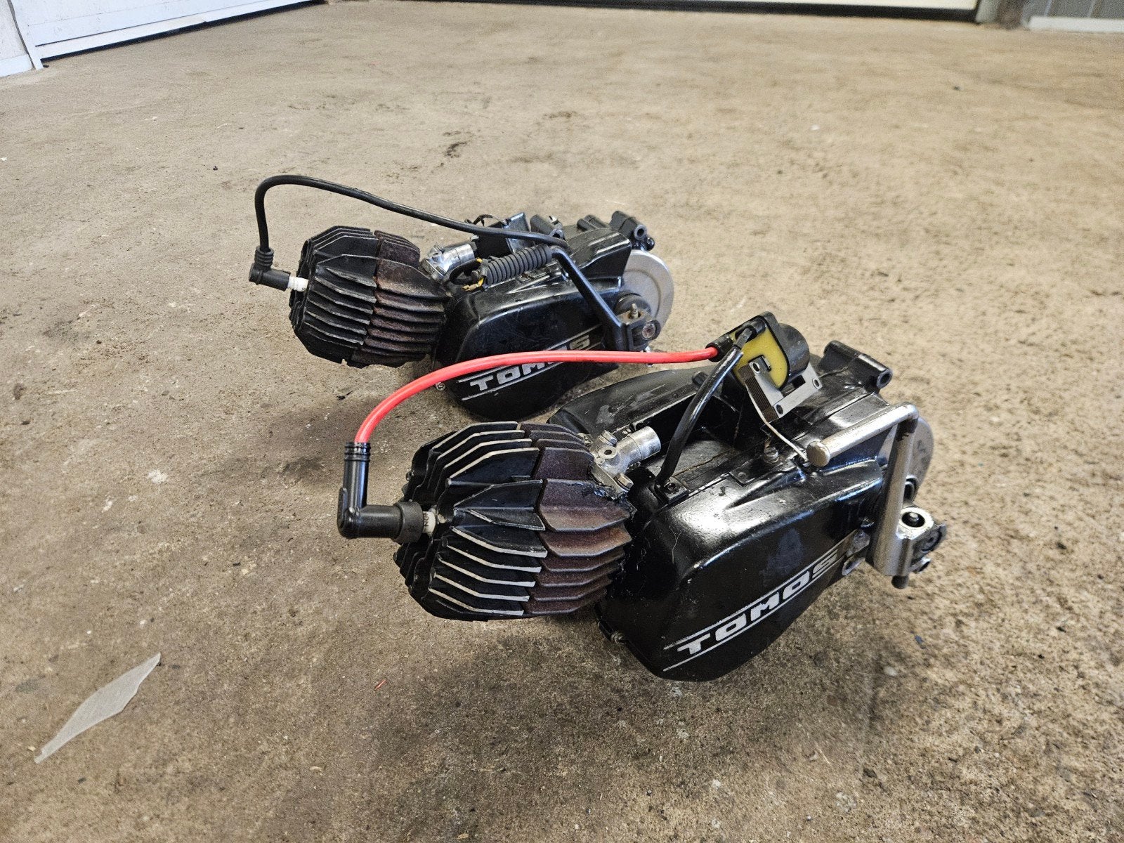 2x Tomos motorblok 1 speed oud model werkend gedemonteerd, Gebruikt, Tomos, Blok, Ophalen of Verzenden