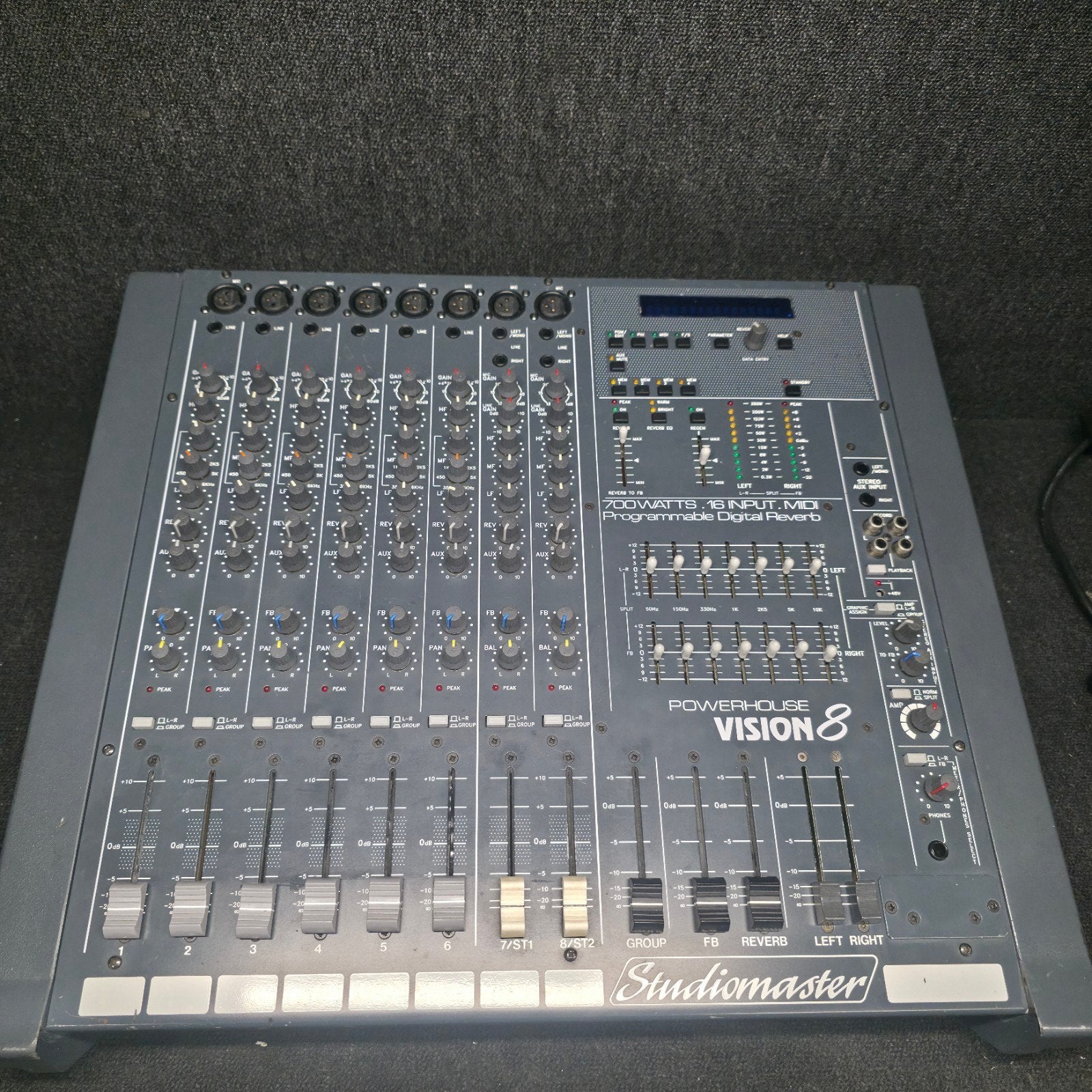 STUDIOMASTER powered mixer / mengpaneel 700 watt, Ophalen of Verzenden, Gebruikt