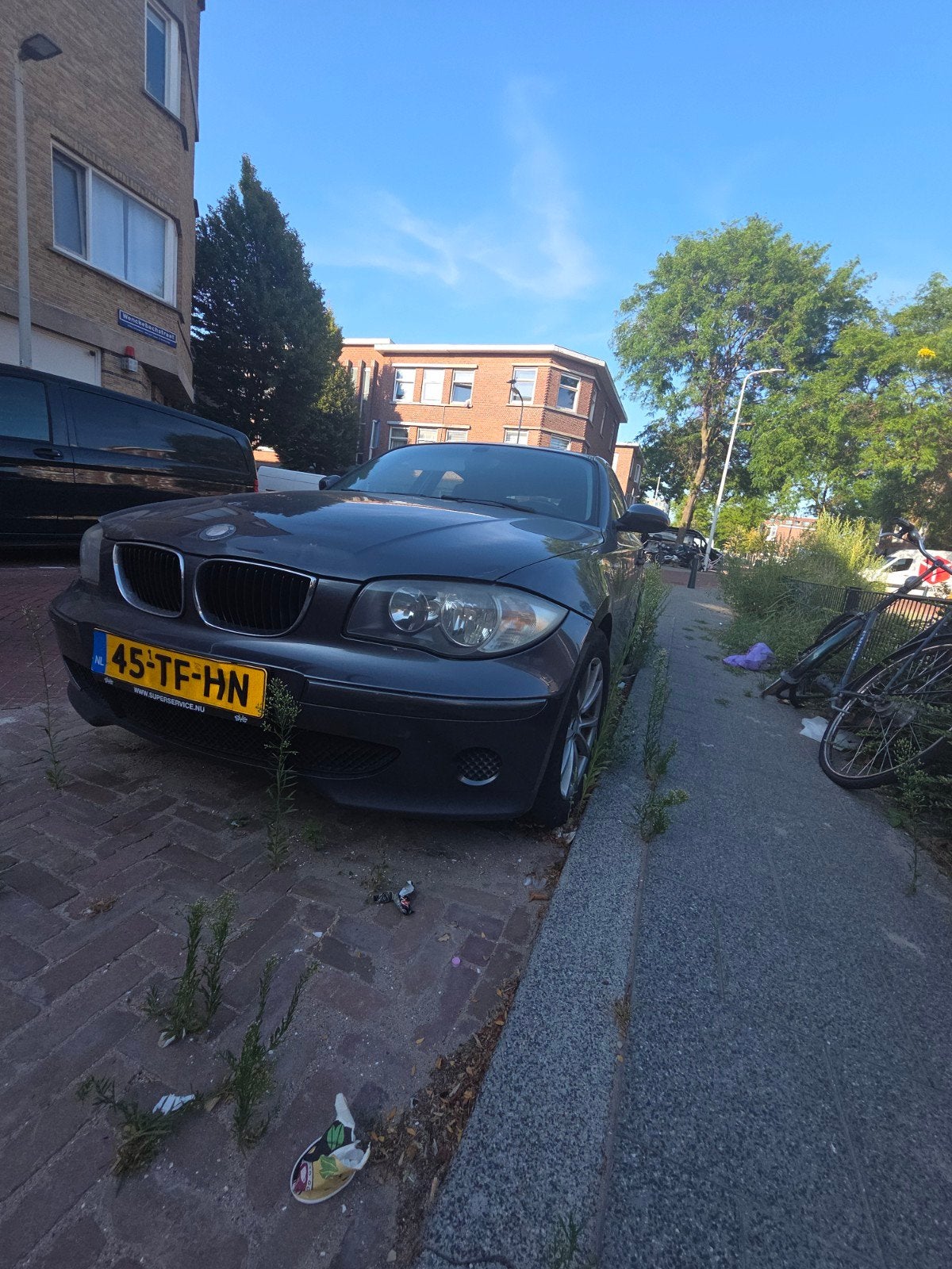 BMW 1-Serie 1.6 116I 2006 Grijs, Auto's, 1596 cc, Achterwielaandrijving, 4 cilinders, 635 kg