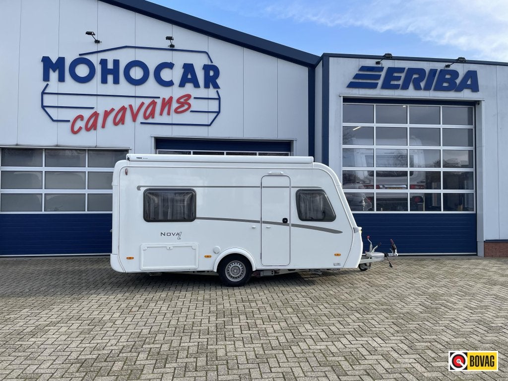 Eriba Nova Light 465 Mover, Thule luifel, Caravans en Kamperen, Bedrijf, Tot en met 3, Overige typen, 4 tot 5 meter