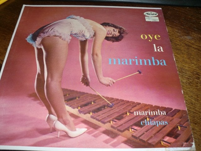 Marimba Chiapas ‎– Oye La Marimba Musart ‎ LP  Mexico 1958, LP, Gebruikt, Ophalen of Verzenden, 12 inch