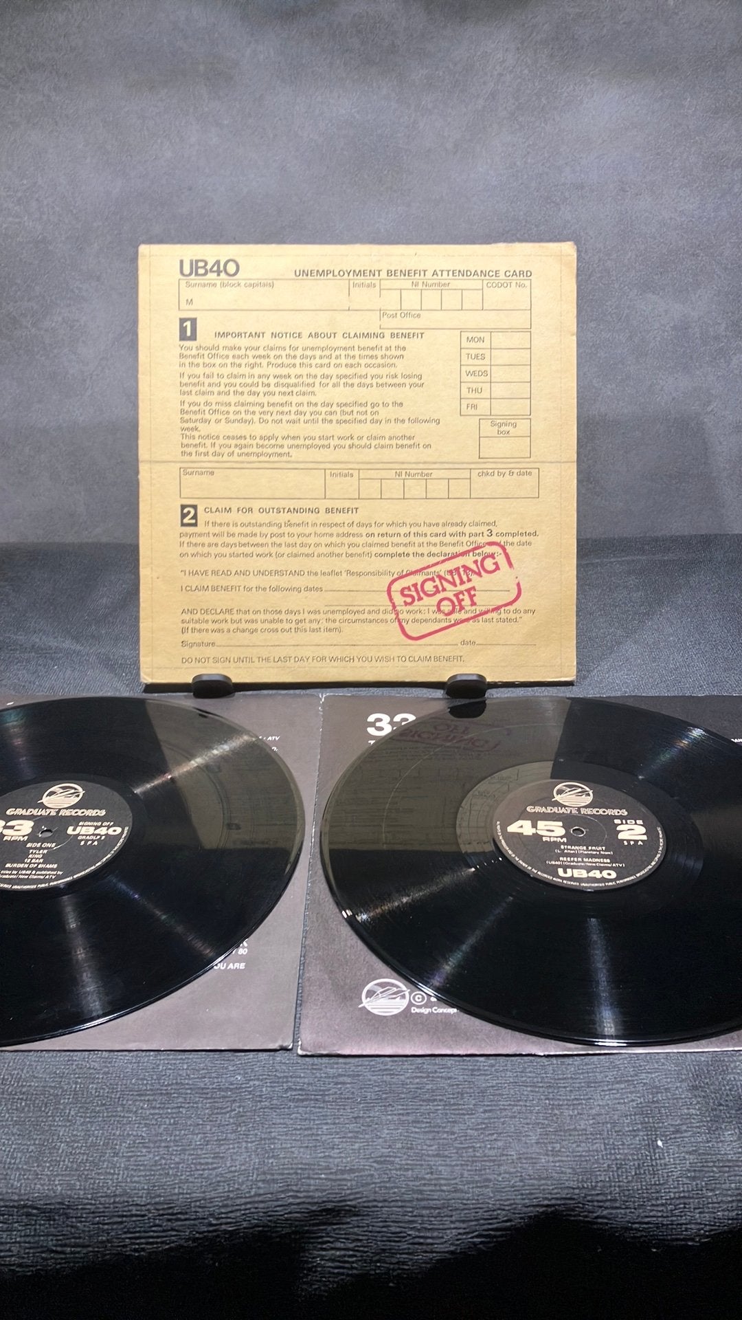 UB40 — Signing Off, LP, Gebruikt, Overige genres, Originele persing