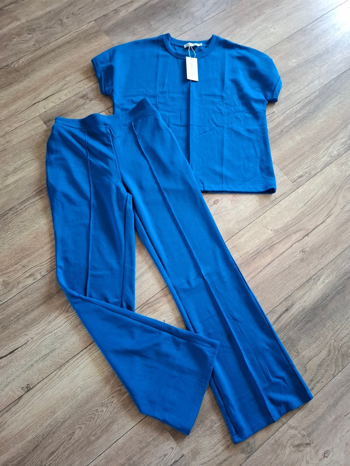 Blauw travelstof pak. Zoso. Iz Naiz. Azzurro. L/XL. Pieces., Ophalen of Verzenden, Nieuw