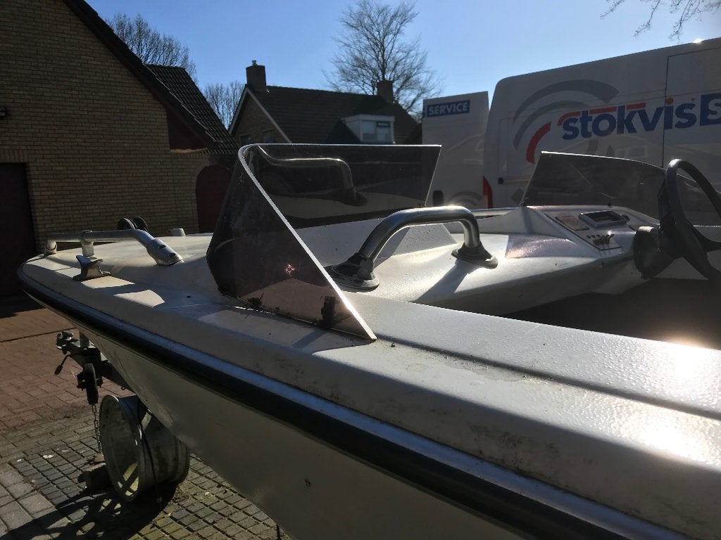 Glastron v 42 25 pk incl kantel trailer, Ophalen, Overige merken, Gebruikt, 5 m