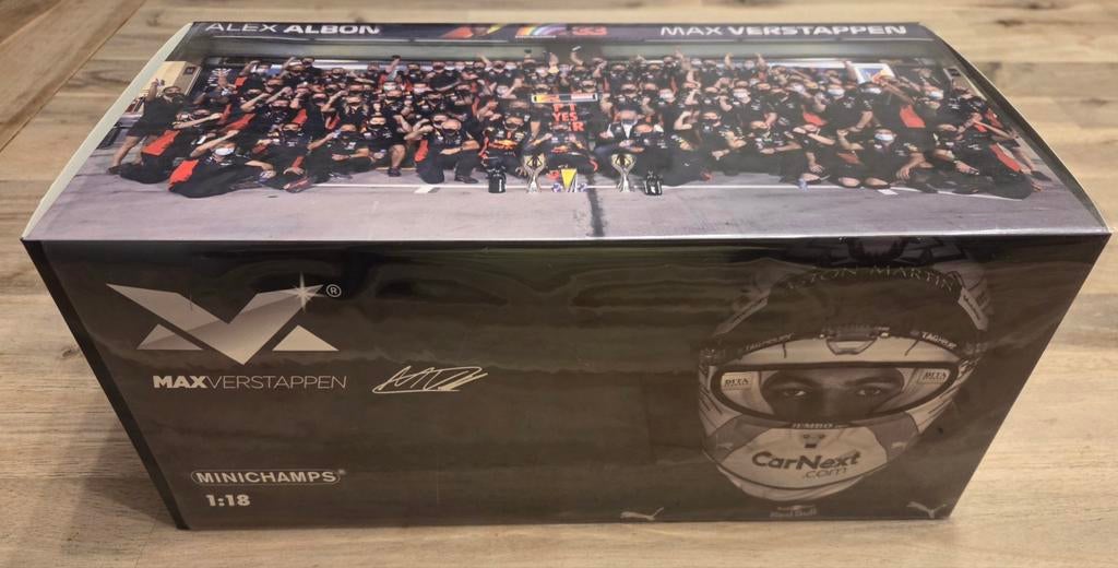 Max Verstappen 1:18 Minichamps winner Abu Dhabi 2020 RB16, Ophalen of Verzenden, Nieuw, Formule 1