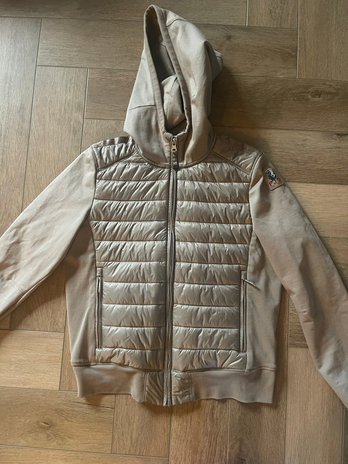 Parajumpers jas Y-L (XS/S) beige, Ophalen of Verzenden, Zo goed als nieuw, Meisje, Jas