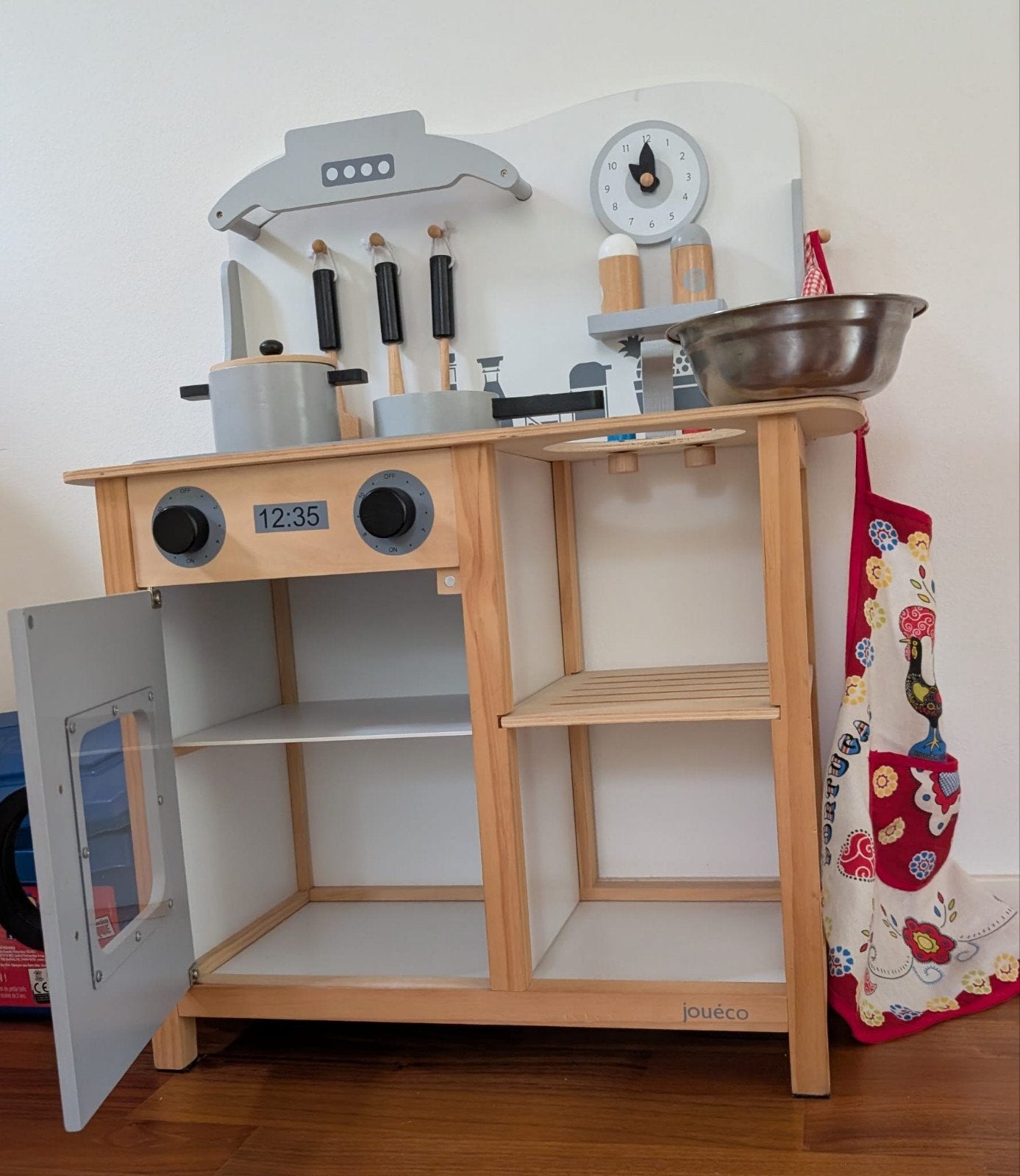 Houten speelgoedkeuken met accessoires, Kinderen en Baby's, Speelgoed | Educatief en Creatief, Ophalen, Zo goed als nieuw, Ontdekken