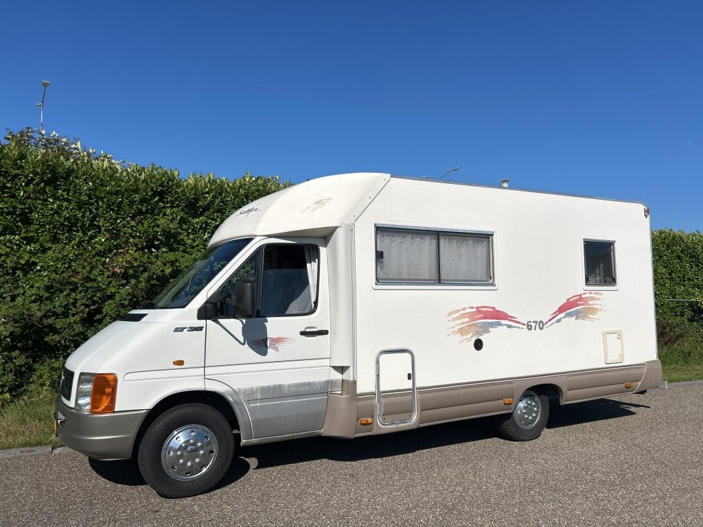 VW LT 35 CAMPER RIMOR 670 SAILER ZEER NETTE STAAT!, Caravans en Kamperen, Campers, Ringverwarming, Achteruitrijcamera, Bedrijf