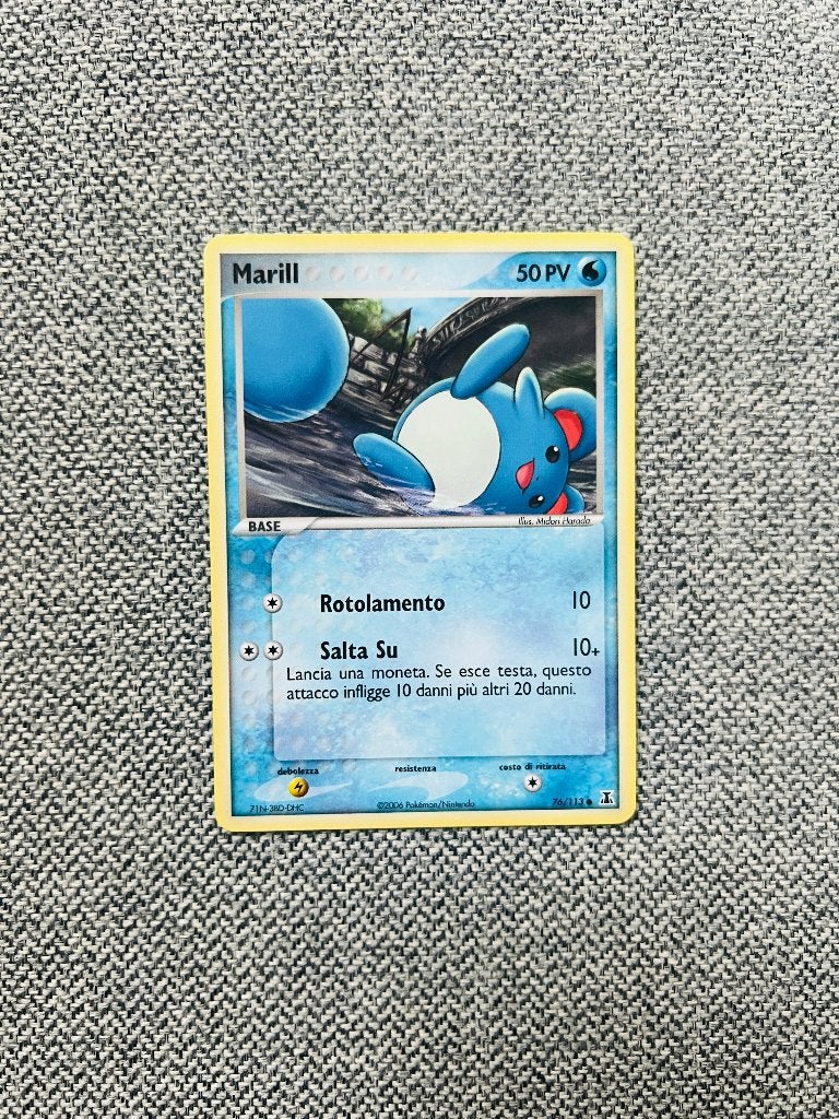Azumarill 76/113 Ex Delta Species Pokemon, Verzenden, Zo goed als nieuw, Losse kaart, Foil
