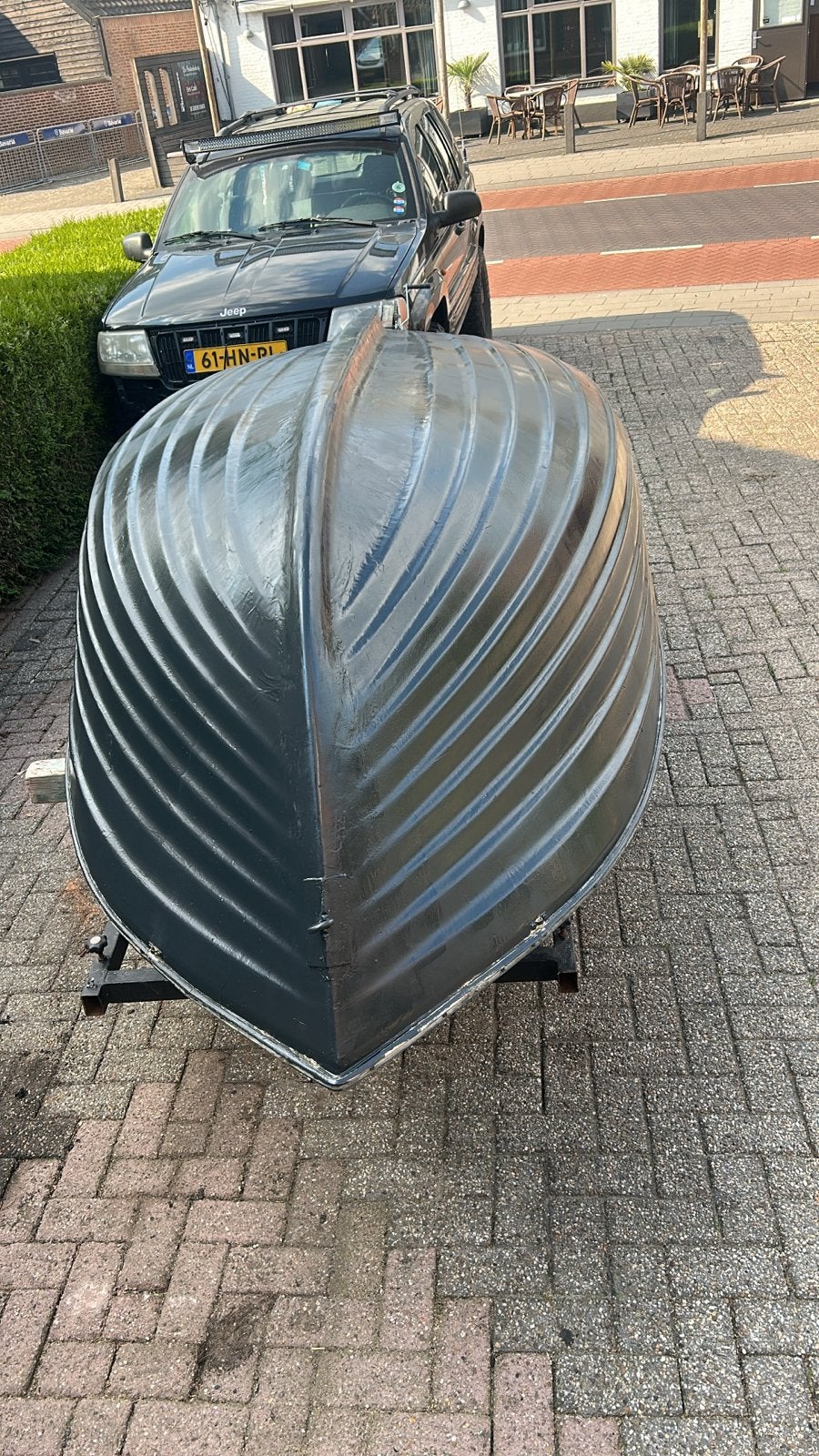 Boot met buitenboordmotor, Ophalen, Gebruikt