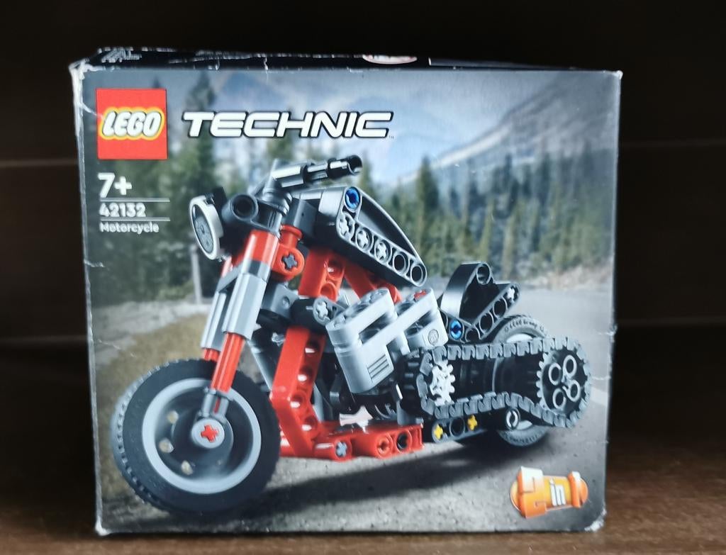Lego Technic Motorcycle 42132, Kinderen en Baby's, Speelgoed | Duplo en Lego, Compleet, Lego, Ophalen of Verzenden, Zo goed als nieuw