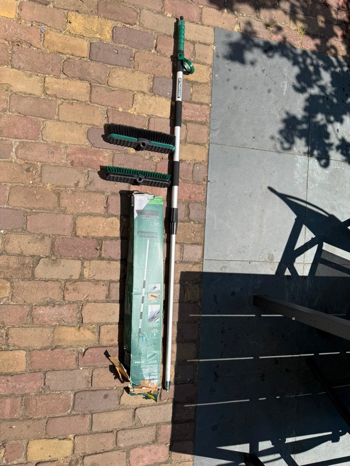 Parkside waterbezemset met een telescopische steel, Ophalen, Nieuw, Bezem