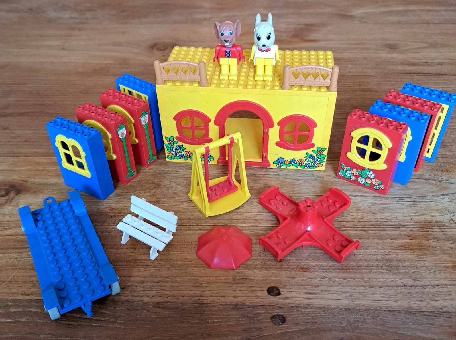 Partij Vintage Lego Fabuland 80's, Gebruikt, Lego, Ophalen of Verzenden, LEGOLAND