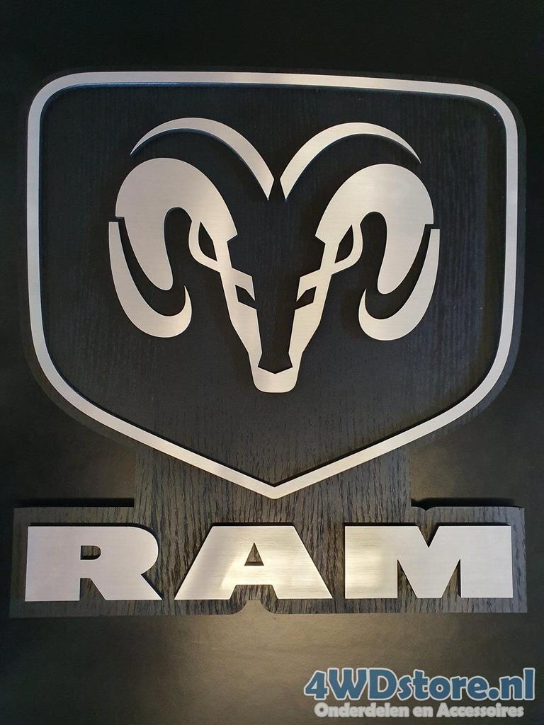 Dodge RAM - Showroombord - Mancave - Slaapkamer - Garage - R, -, -, Nieuw, Ophalen of Verzenden