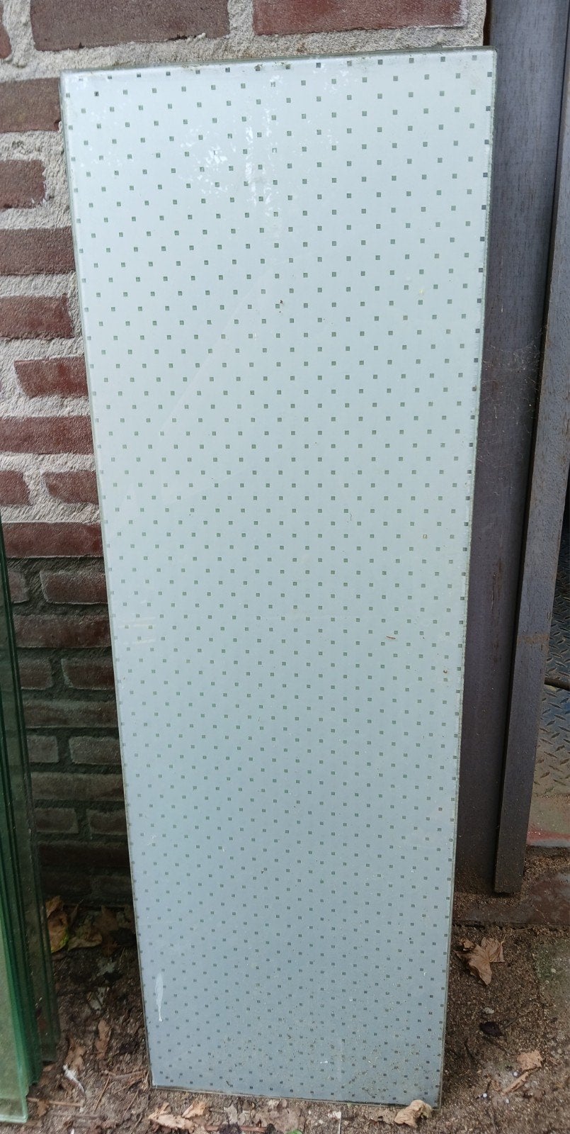 12x Glasplaten Veiligheidsglas Melkglas met motief (Gratis), Ophalen, Overige metalen