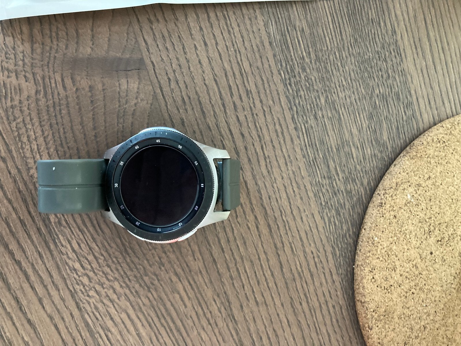Samsung Galaxy Watch SM R 800, Ophalen of Verzenden, Zwart, Android