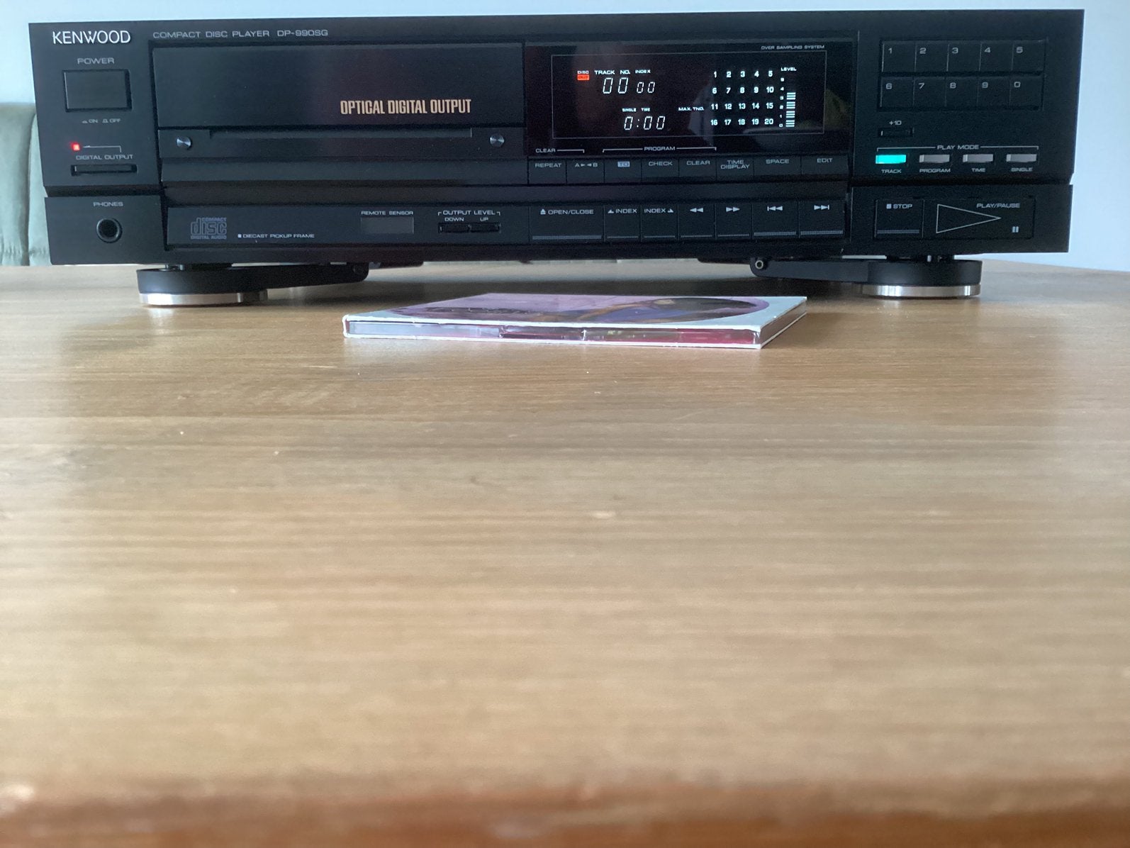 Kenwood DP 990SG + remote 10,8kg metaal transport (Sony ES), Ophalen of Verzenden, Gebruikt, Overige merken