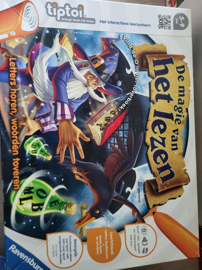 Tiptoi Magie van het lezen spel (zonder stift), Ophalen of Verzenden, Gebruikt, Taal en Lezen, Met geluid