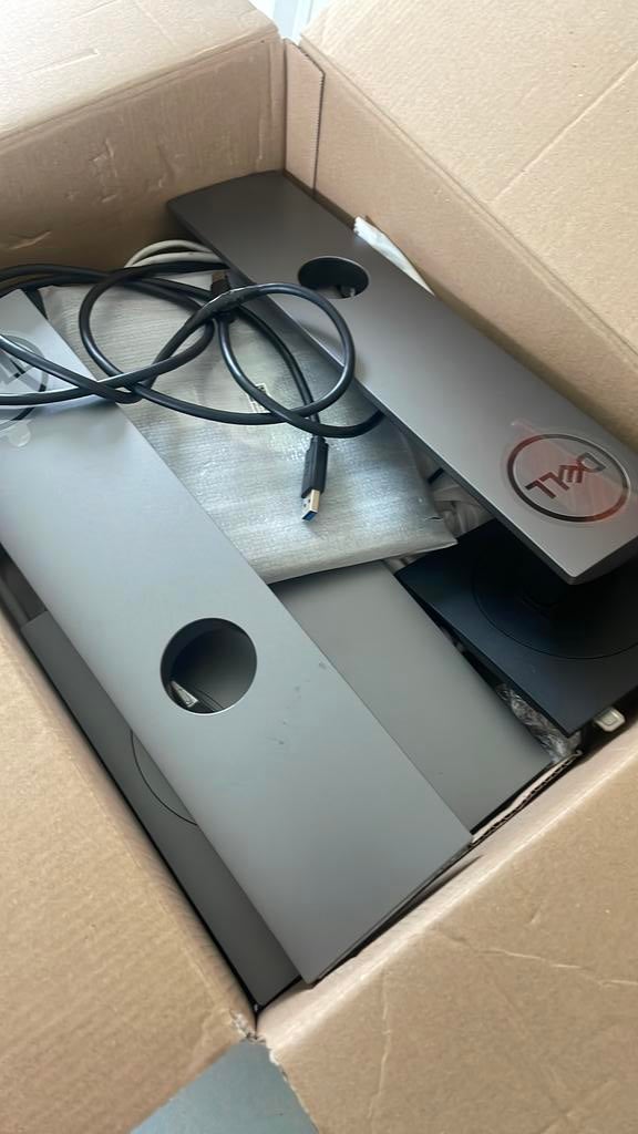 Monitor steun voor 2 schermen, Ophalen, Zo goed als nieuw, Overige typen, Onbekend