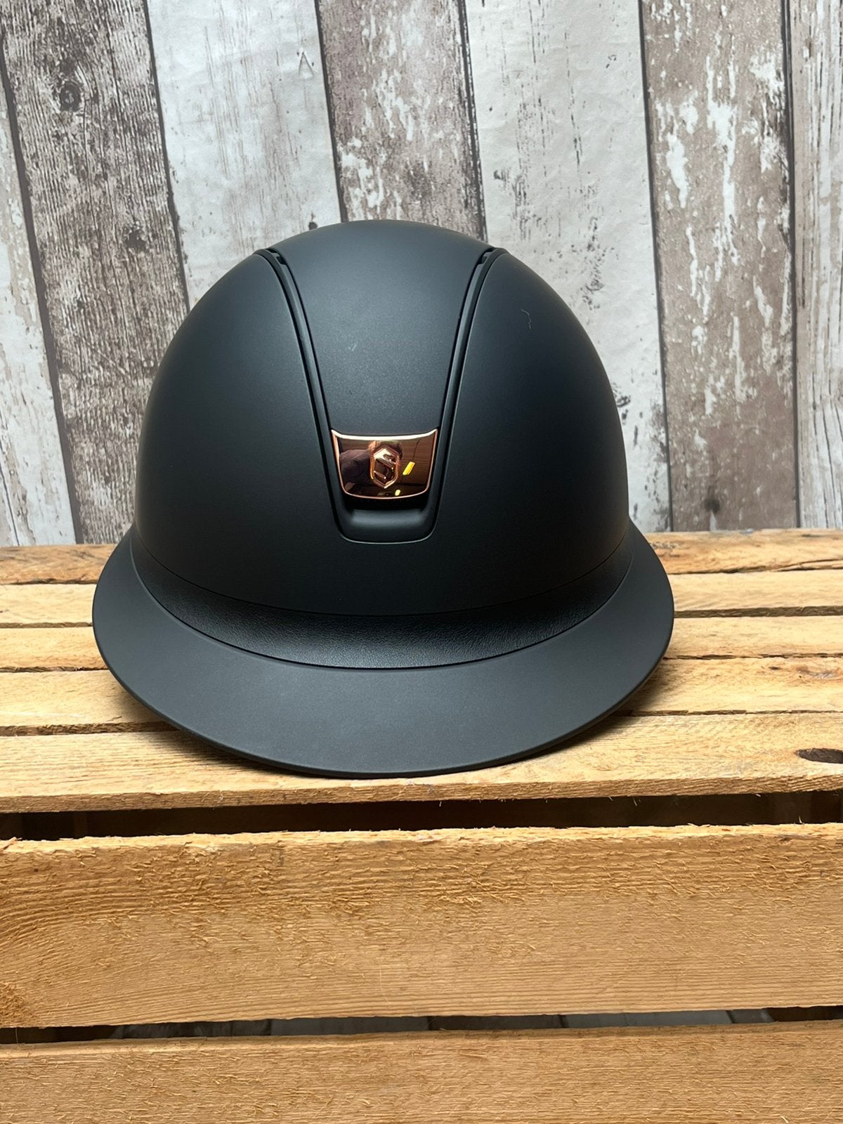 Samshield miss shield 2.0 matt zwart rosegold M, Dieren en Toebehoren, Dressuur, Ophalen of Verzenden, Zo goed als nieuw, Rijhelm/cap