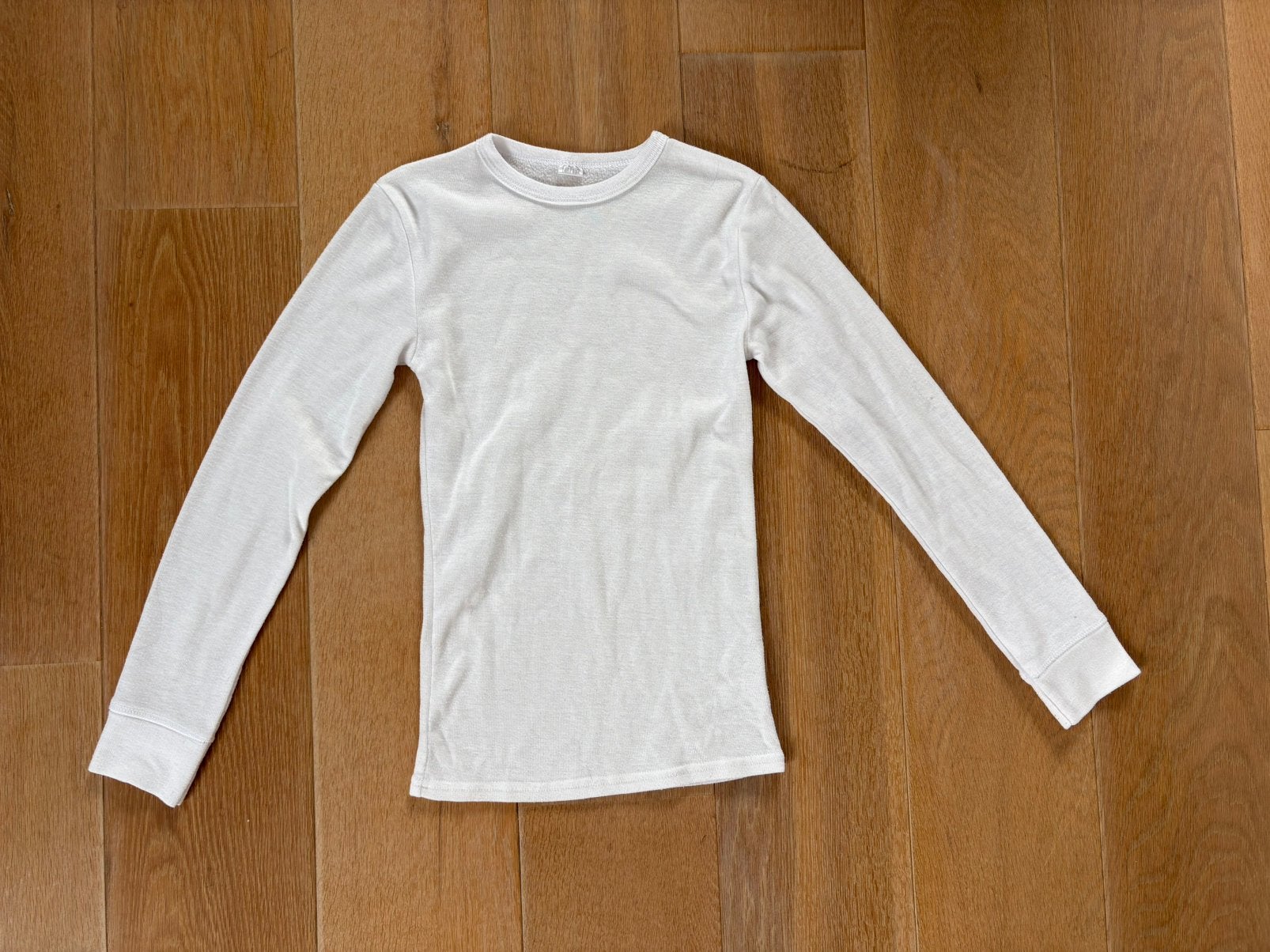 Wit thermoshirt maat 146-152, Ophalen of Verzenden, Gebruikt, Meisje, Shirt of Longsleeve
