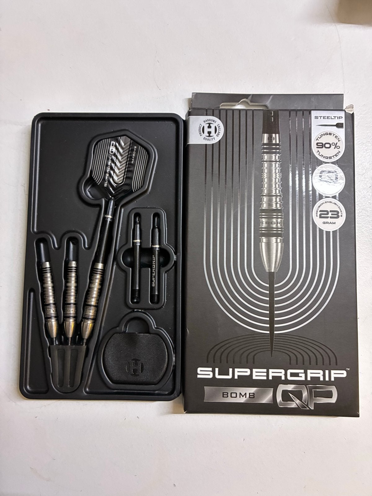 Supergrip QP Bomb Steeltip Darts 23 gram, Ophalen of Verzenden, Nieuw, Pijlen