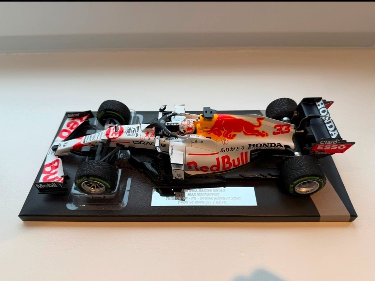 Max verstappen Turkish, België, brasile 1.18 schaal, Ophalen, MiniChamps