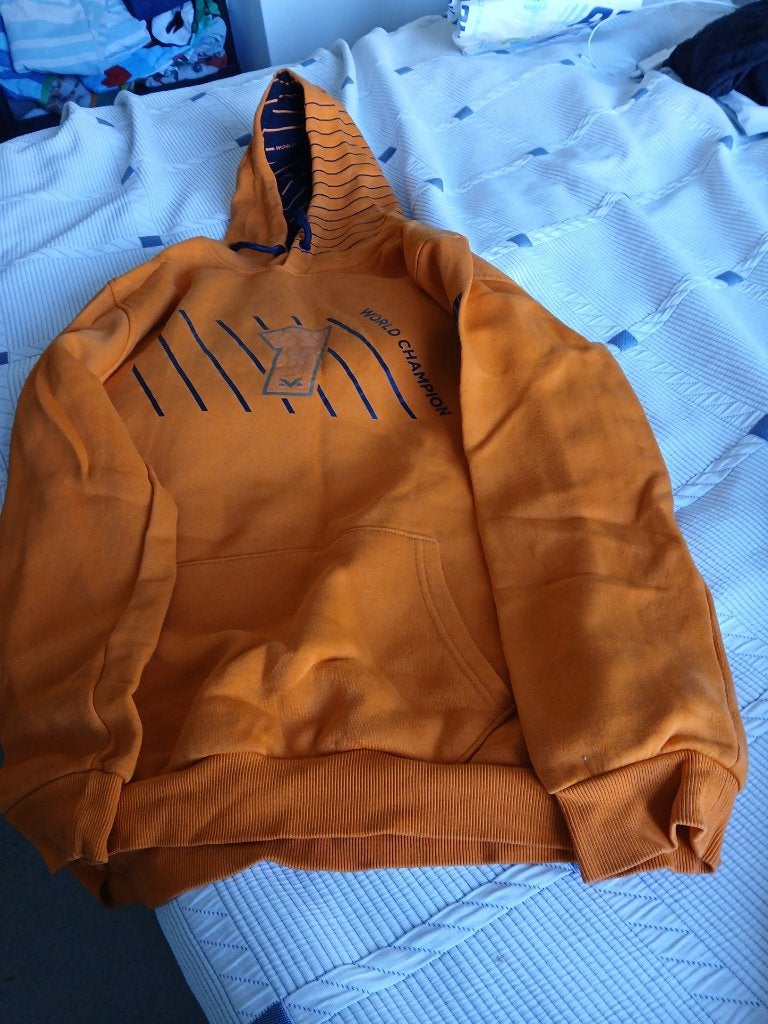 oranje hoodie max verstappen, Verzenden, Nieuw, Overige maten, Oranje