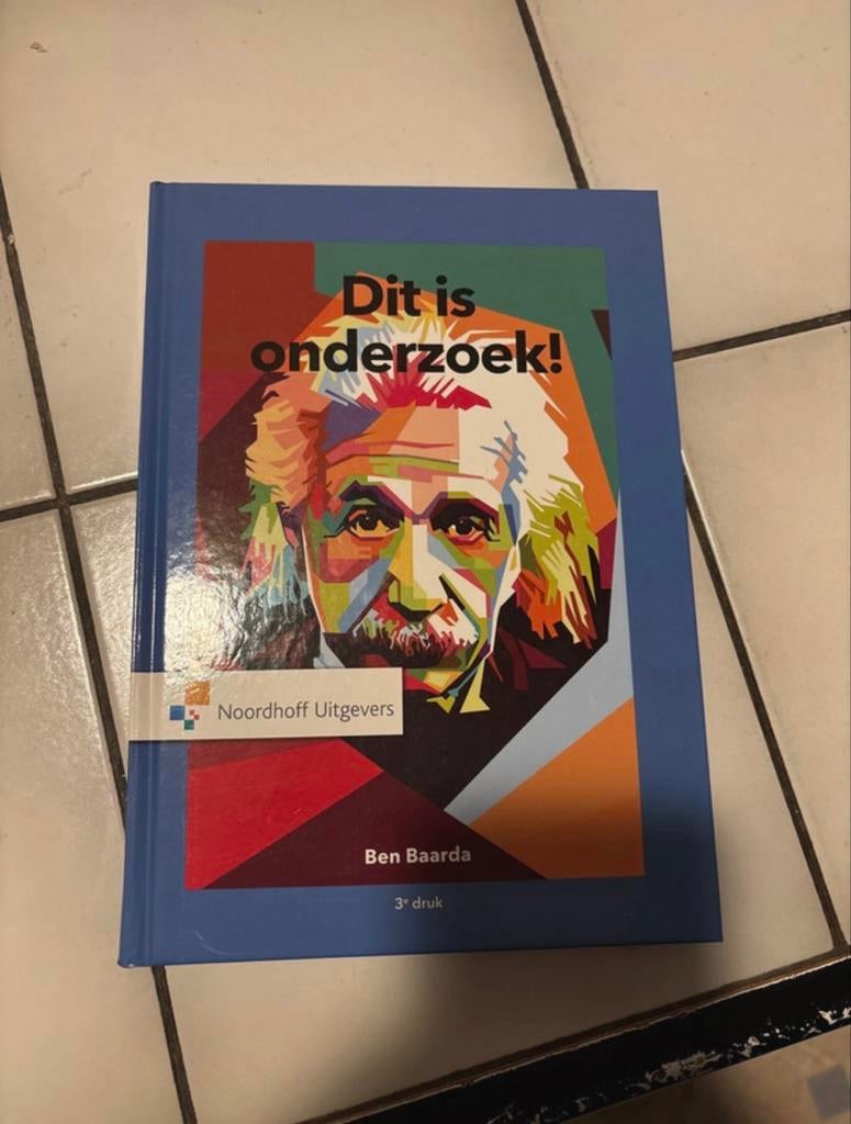Dit is onderzoek! - Ben Baarda (3e druk), Boeken, Ophalen of Verzenden, Gamma, Zo goed als nieuw, HBO