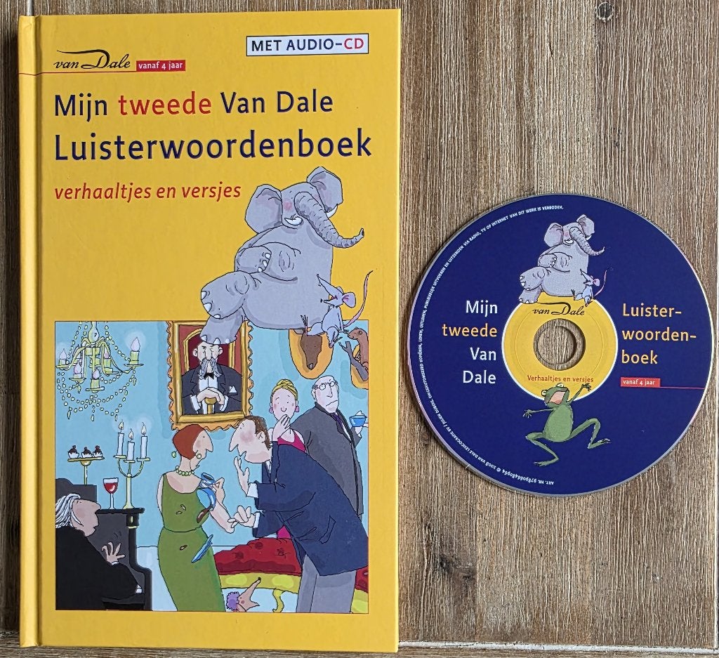 Mijn tweede Van Dale Luisterwoordenboek, Boeken, Kinderboeken | Kleuters, Zo goed als nieuw, Fictie algemeen, 4 jaar, Jongen of Meisje