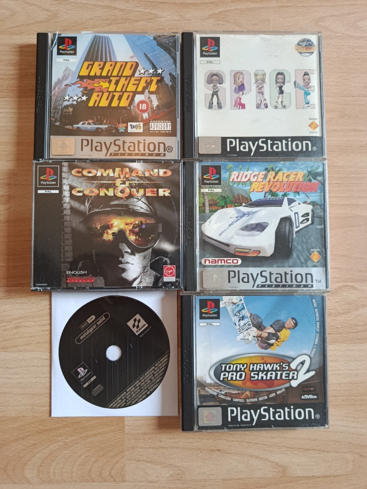 6 PlayStation 1 spellen bundel - GTA, Tony Hawk, C&C,, Spelcomputers en Games, Games | Sony PlayStation 1, 1 speler, Ophalen, Gebruikt