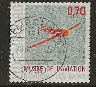 Luxemburg 30, vliegtuigje voor cadee, Verzenden, Luxemburg, Gestempeld