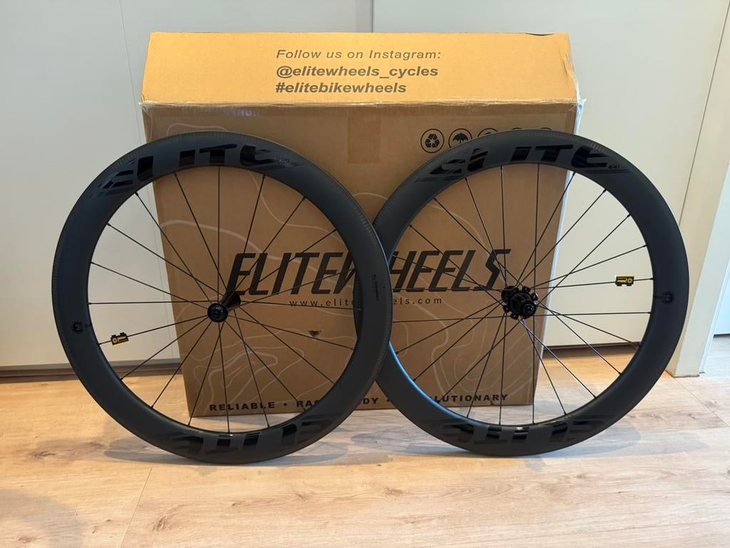 Elitewheels 60mm carbon wielset - NIEUW!, Ophalen of Verzenden, Zo goed als nieuw