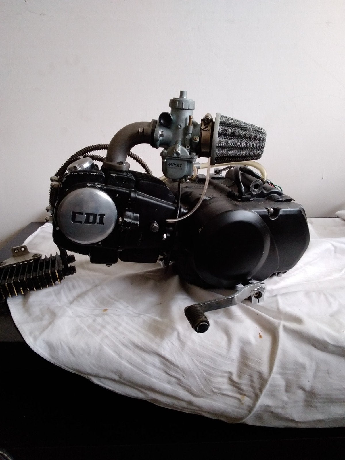 Honda imitatie 50cc motorblok met carburateur, Ophalen of Verzenden, Zo goed als nieuw, Blok, Honda imitatie