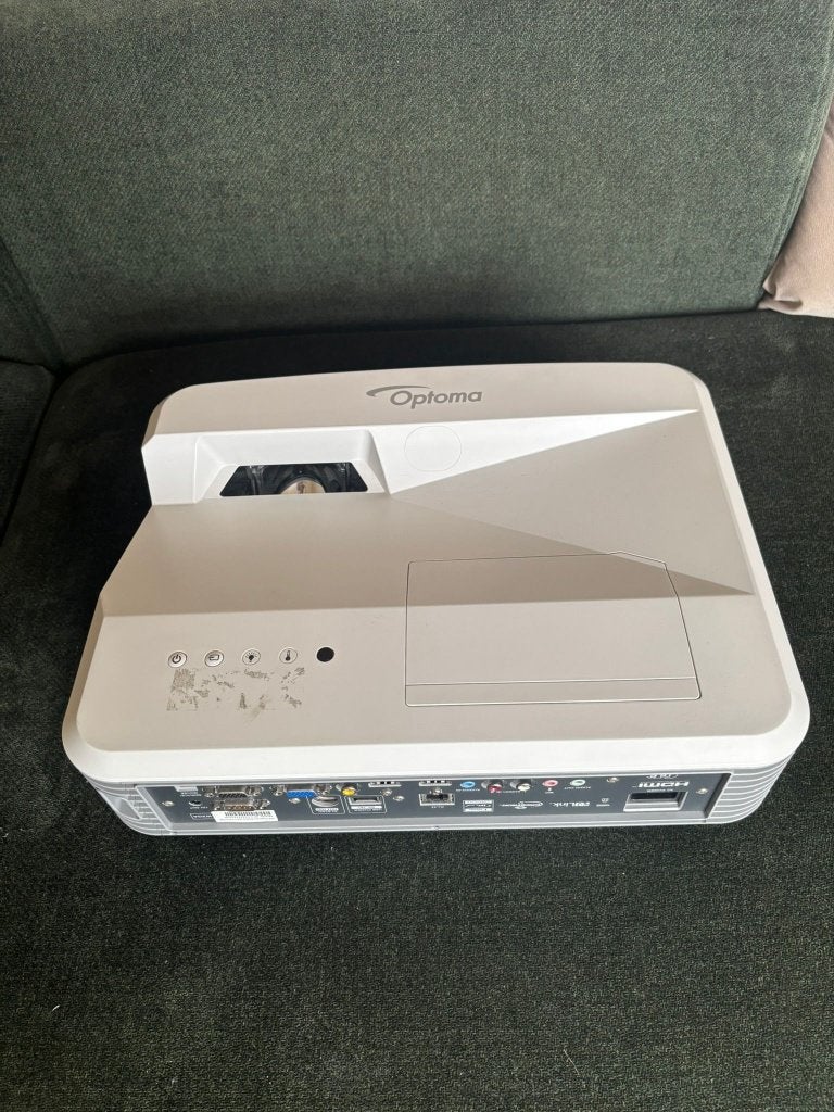 Optoma W319UST Ultra Short Throw Beamer, Audio, Tv en Foto, Ophalen, Gebruikt, DLP, Overige resoluties