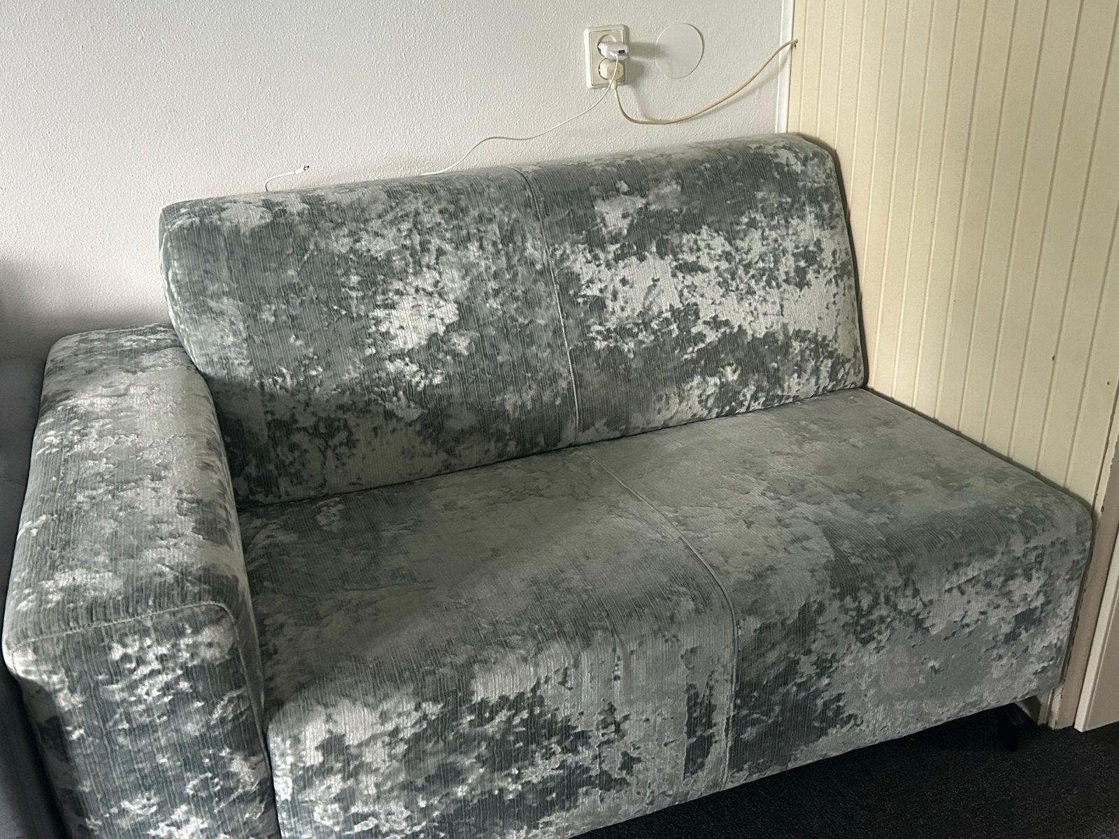 Nieuwe ongebruikte bank, Huis en Inrichting, Ophalen, 100 tot 125 cm, Hoekbank, Stof