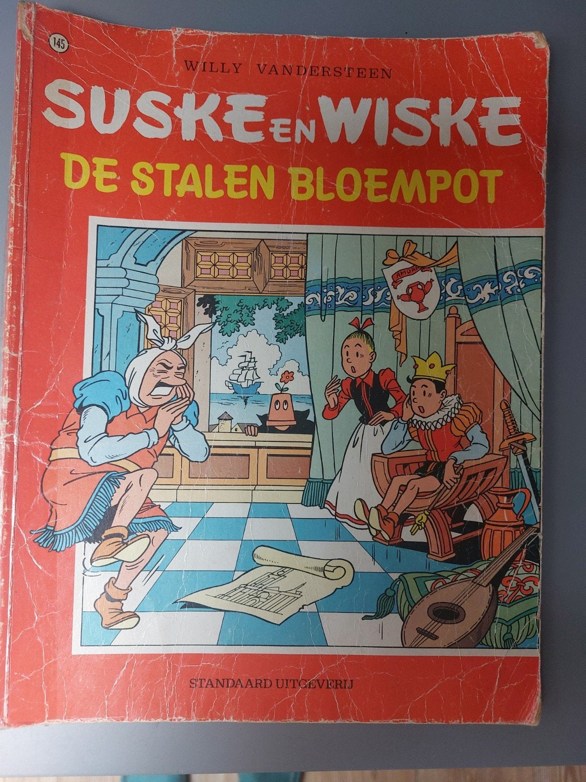 Suske en Wiske: De Stalen Bloempot - Stripboek, Eén stripboek, Ophalen of Verzenden, Gelezen