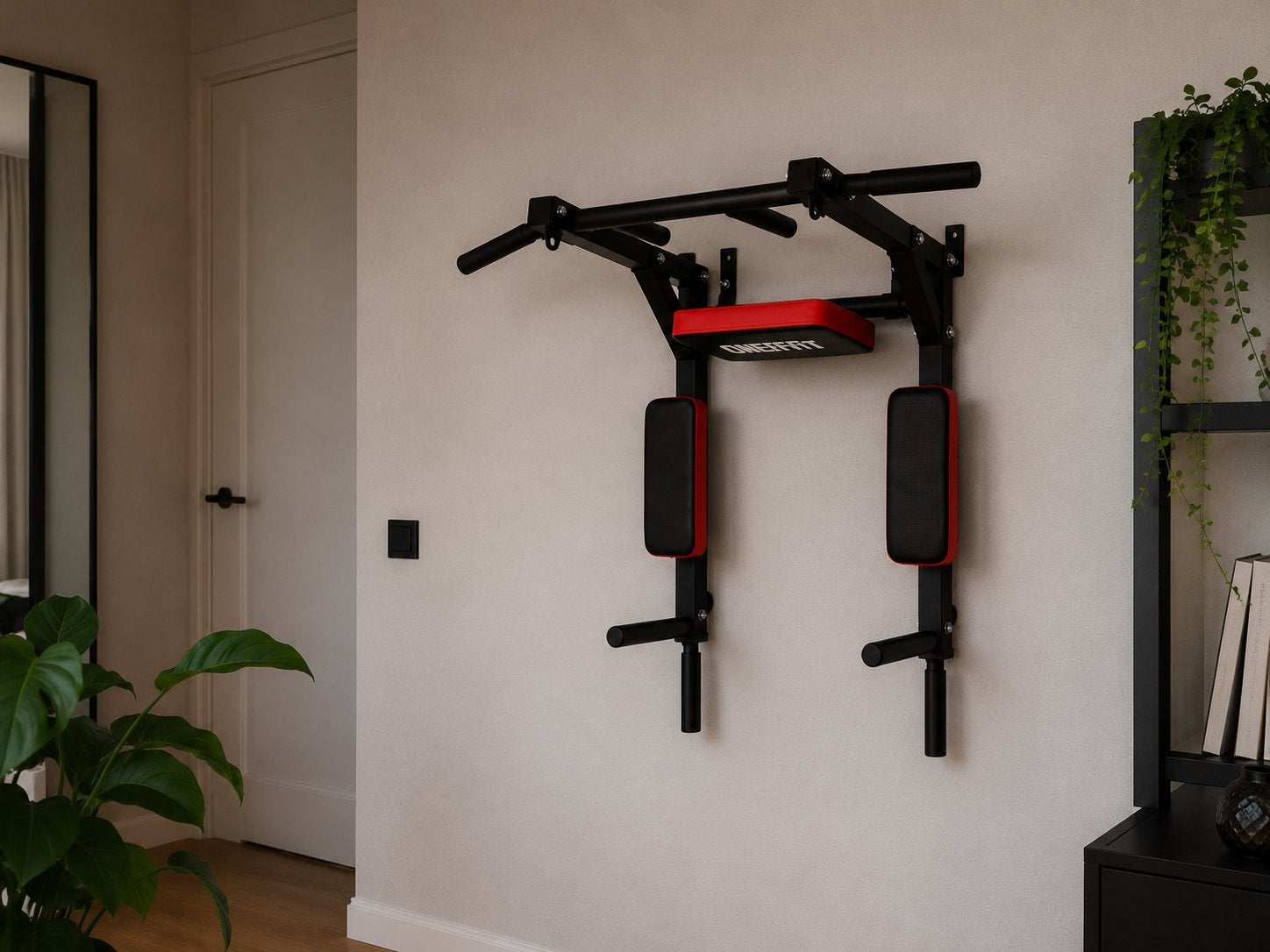 Nieuwe wandgemonteerde optrekstang voor thuisgym, Sport en Fitness, Fitnessmaterialen, Ophalen of Verzenden, Nieuw, Buik, Oprekstang