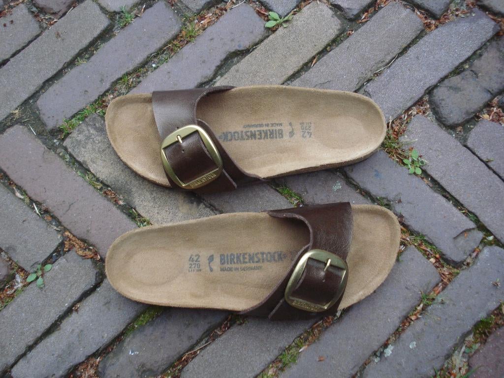 BIG BUCKLE BIRKENSTOCK 42 BRUIN GRATIS VERZENDING PER POST