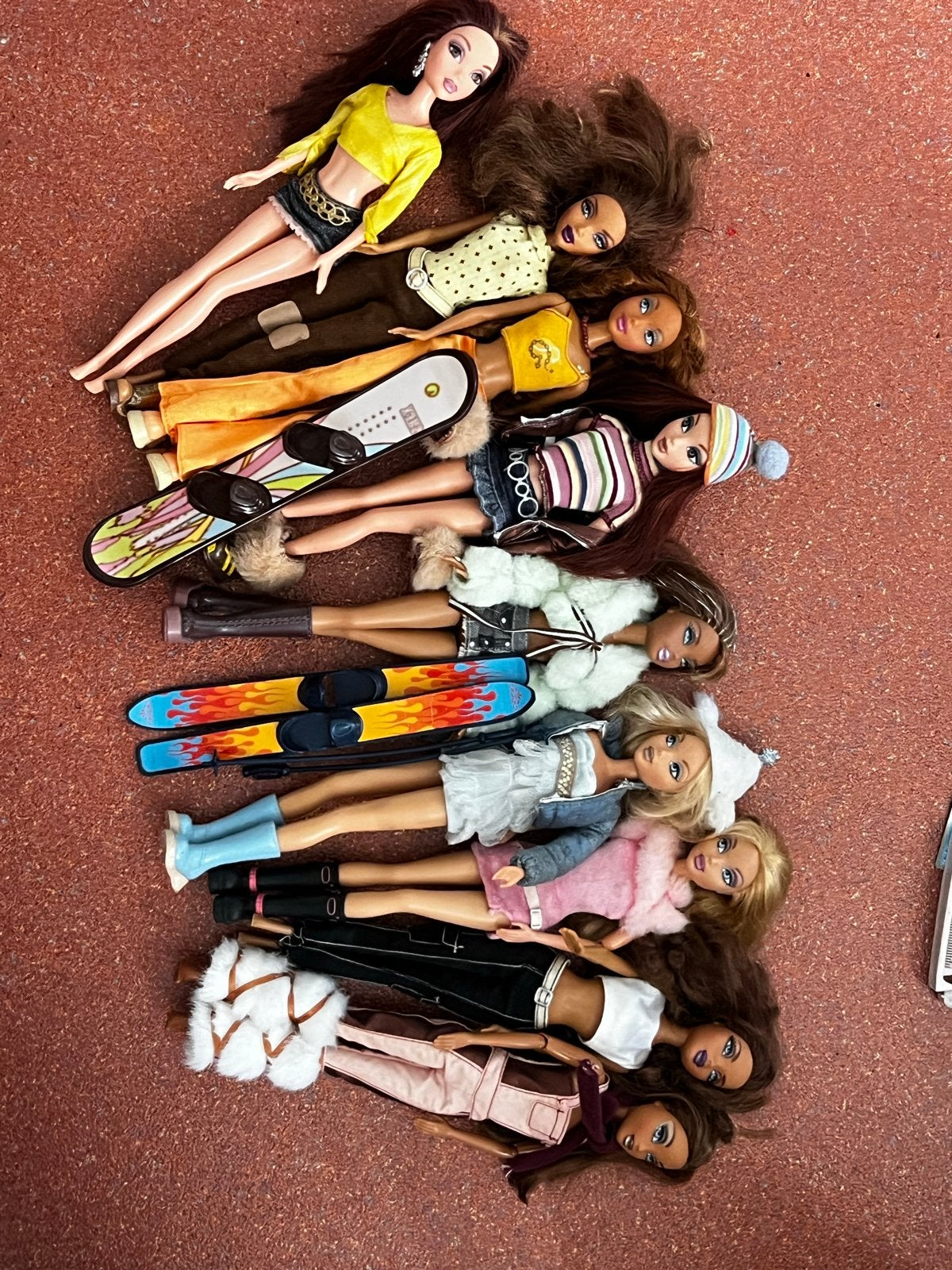 collectie Barbies en My Scene poppen met accessoires, Kinderen en Baby's, Speelgoed | Poppen, Ophalen of Verzenden, Gebruikt, Barbie