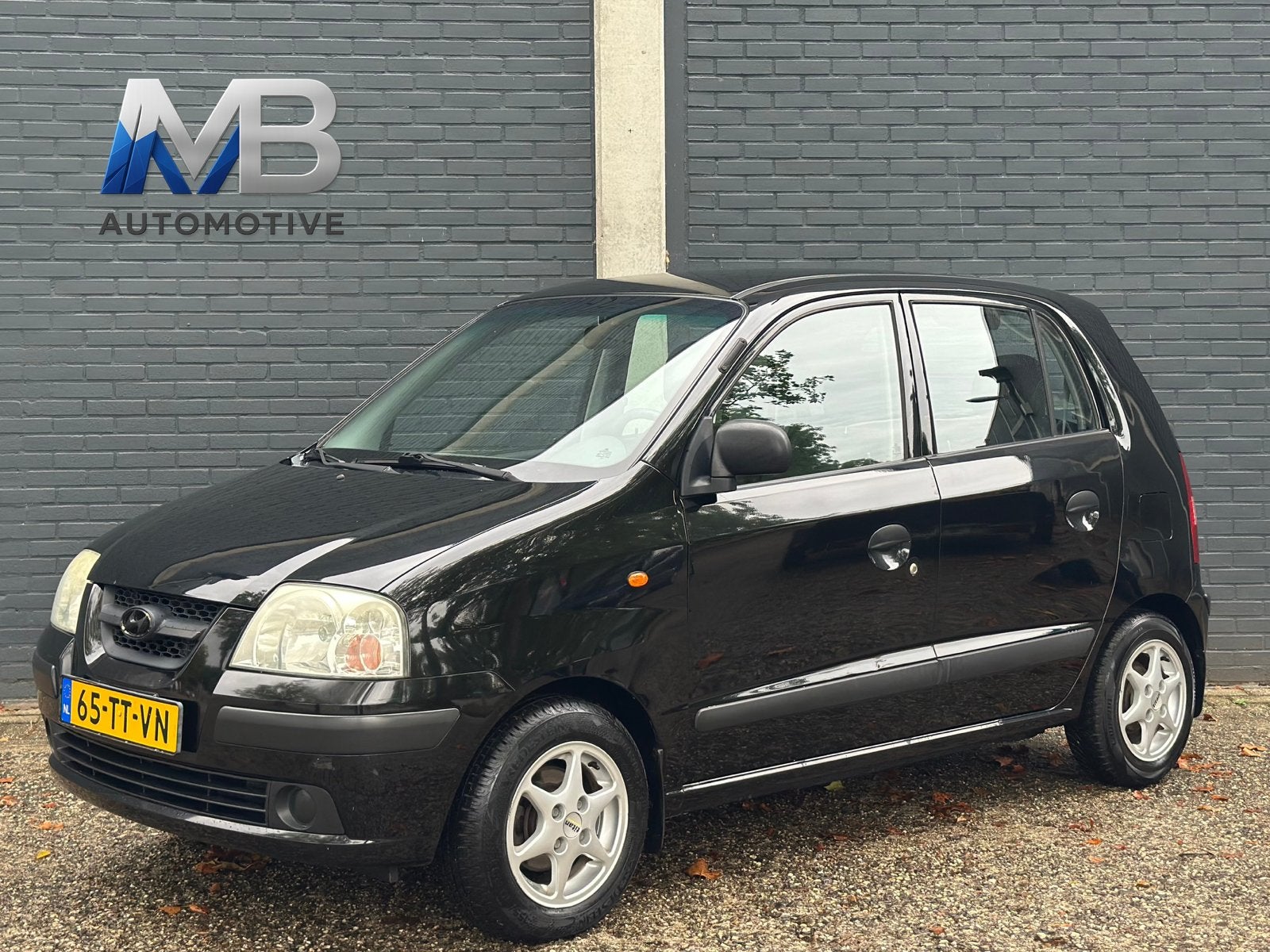 HYHUNDAI ATOS/APK/LICHT METAAL/NAP/NW BANDEN, Voorwielaandrijving, 31 €/maand, 4 cilinders, Zwart
